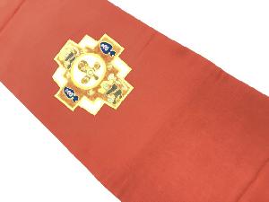 リサイクル 塩瀬抽象模様名古屋帯